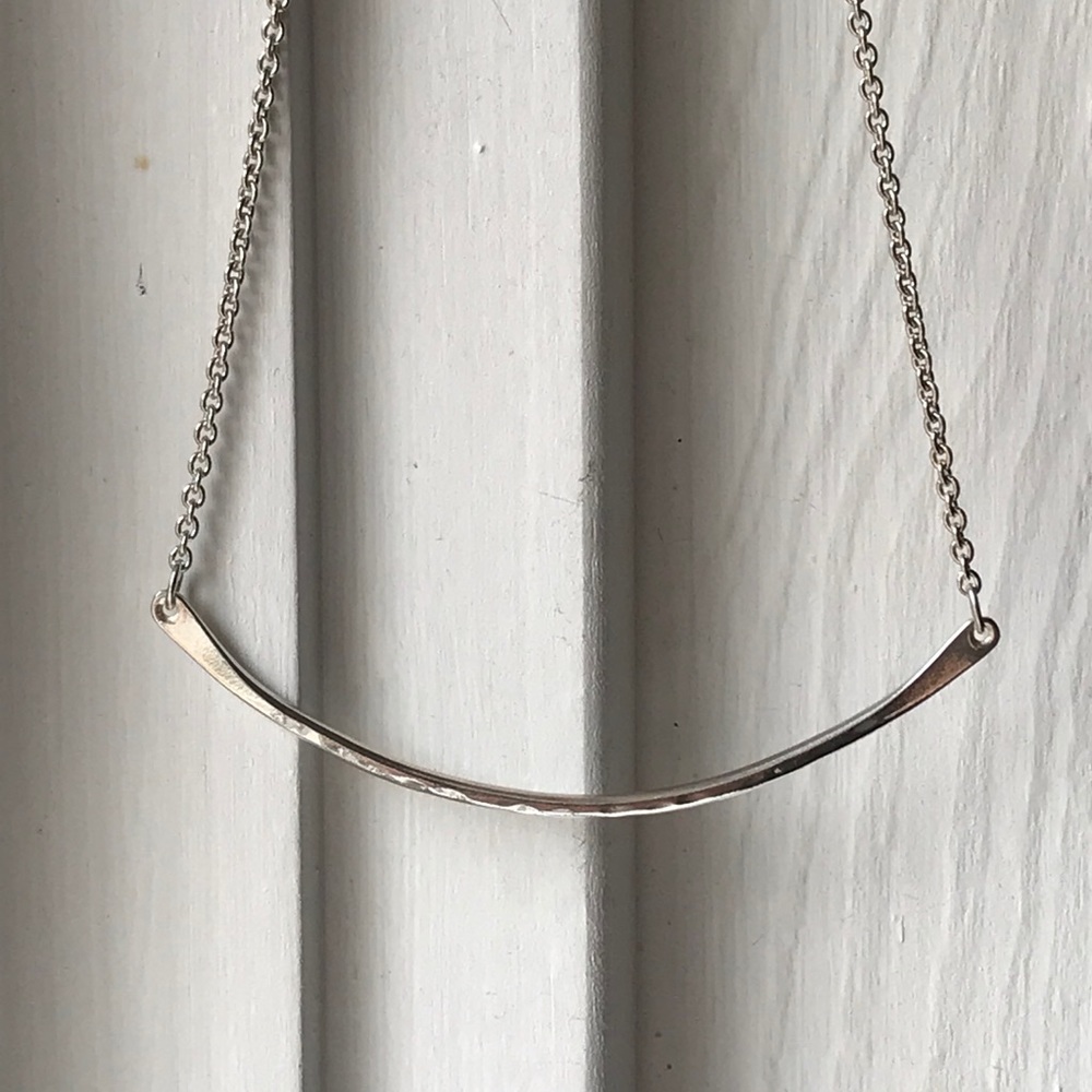 James Avery Retired Sterling Charm Holder Necklace